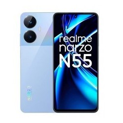 REALME NARZO N55 (PRIME BLUE, 4GB+64GB) 33W SEGMENT FASTEST CHARGING | SUPER HIGH-RES 64MP PRIMARY AI CAMERA